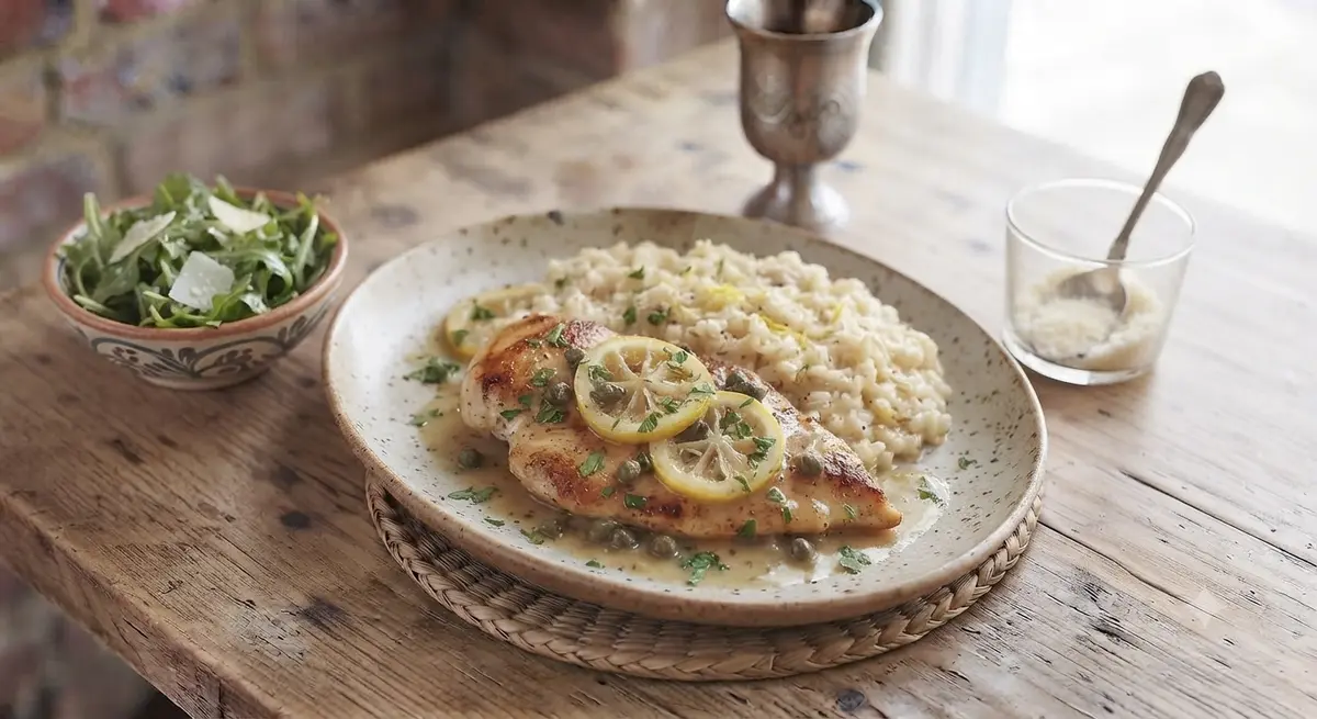 Easy Chicken Dinner (Piccata Style)